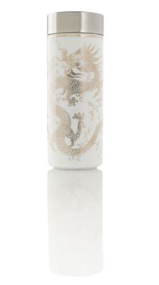 Golden Dragon Bone China Tea Tumbler